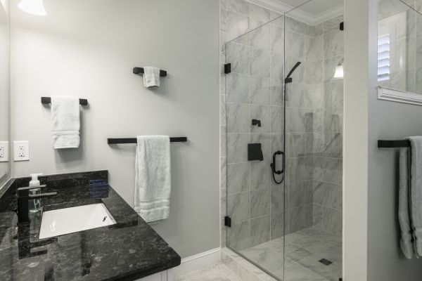 Granite Shower Installation in Hamilton